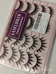 img 5 attached to Get The Perfect Anime Look With 10 Pairs Of Mixed Doll Manga Lashes - Long, Thick And Wispy!