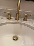 img 1 attached to Upgrade Your Bathroom With TRUSTMI'S Elegant 2-Handle 8 Inch Widespread Sink Faucet In Brushed Nickel review by Dave Albright