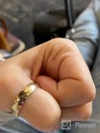 img 1 attached to 14K Solid Gold Wedding Rings By Wellingsale review by Gavin Dunne