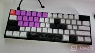 img 1 attached to VULTURE Rubber Keycaps Cherry MX Double Shot Backlit 18 Keycap Set Compatible For Gaming Mechanical Keyboard OEM Profile Doubleshot Rubberized Diamond Textured Tactile Grip With Key Puller (Pink) review by Rory Stice