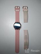 img 2 attached to Silicone strap 20 mm for Samsung Galaxy Watch 42 mm, blue review by Hasam Mondol ᠌