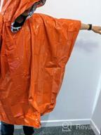 img 1 attached to Stay Warm And Visible Anywhere With Anyoo'S Emergency Survival Poncho: Waterproof, Tear-Resistant, And Reusable For Hiking, Camping, And First Aid review by Jennings Ford