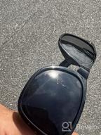 картинка 1 прикреплена к отзыву ShadyVEU Super Dark Black Sunglasses W/ UV Protection & Spring Hinge - 80S Vintage Retro Inspired Shades от Tim Thornton