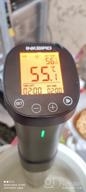 img 2 attached to Inkbird WiFi Sous Vide Culinary Precision Cooker - ISV-200W, 1000W Immersion Circulator with Timer and Recipes, Ultra-Quiet Sous-Vide Machine review by Anastazja Odyniec ᠌