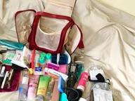img 1 attached to Extra Large Hanging Travel Toiletry Bag For Women And Men, Makeup Organizer Kit For Accessories, Cosmetics & Essentials - Boacay Bathroom & Shower Bag review by Biswaroop Hawkins