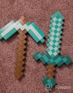 img 1 attached to Disguise Minecraft Pickaxe Costume Accessory, One Size review by Carlos Abood