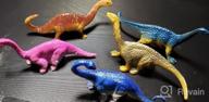 картинка 1 прикреплена к отзыву 78 штук набор игрушек в темноте светящихся динозавров для детей малышей, заполняющих мешок с сюрпризом, миниатюрные пластиковые реалистичные фигурки динозавров в качестве подарков на вечеринку. от Jimmy Montalvo