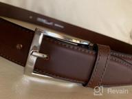 img 1 attached to Nickel Smart Men's Accessories for Belts - Uptown Tan Belt review by Maurice Rivera
