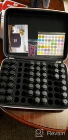 img 6 attached to FITNATE Essential Oil Travel Case - Storage Organizer For 5Ml, 10Ml, And 15Ml Essential Oils With Labels, Bottle Opener, And 70 Bottle Capacity (Blue)