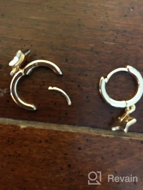 img 1 attached to S925 Sterling Silver Huggie Hoop Earrings With Evil Eye, Lightning Butterfly & Snake Charms - Hypoallergenic Jewelry Gifts For Women review by Josh Clifton