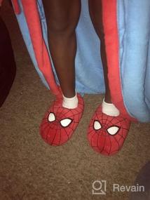 img 6 attached to Marvel Avengers Spider Man Mooshy Slippers