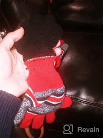 img 6 attached to Теплые и уютные: Шалунки зимние перчатки 🧤 для аксессуаров вашей маленькой девочки