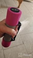 img 1 attached to EILISON Soft Grip Dumbbell Set With Adjustable Straps - Perfect For Home Gym And Women'S Strength Training review by Samuel Bowen