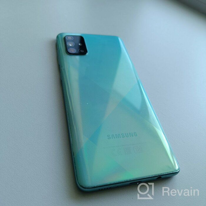 img 1 attached to Get Unlocked Samsung Galaxy A71 A715F Dual SIM LTE for International Use - 128GB Prism Crush Blue - No US Warranty review by Agata Klimczak ᠌