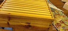 img 8 attached to Wax Coated Langstroth Medium/Super Box With Frames And Foundation: Ideal For Beekeeping (8-Frames)