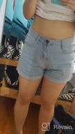 img 1 attached to Vintage High Waist Denim Shorts For Women With Frayed Ripped Raw Hem - Weigou Jean Shorts review by Chris Hart