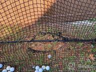 img 1 attached to WhiteFang Golf Net Bundle Golf Practice Net 10X7 Feet With Golf Chipping Nets Golf Hitting Mat & Golf Balls Packed In Carry Bag For Backyard Driving Indoor Outdoor review by Travis Garron