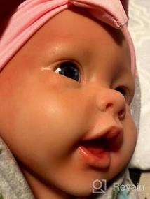 img 6 attached to Realistic IVITA 12 Inch Full Body Silicone Boy Baby Doll - Lifelike And Reborn With Platinum Material