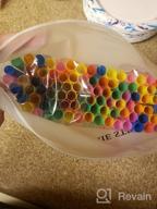 img 1 attached to 100 Pcs Jumbo Colorful Disposable Wide-Mouthed Smoothie Straws - Large Size. review by Crystal Gonzalez