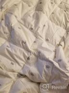 img 1 attached to Queen Size Goose Down Comforter Quilt - 100% Cotton Shell, 8 Tabs, Crown Design & All-Season Comfort | SHEONE review by Josh Ulrich