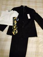 img 1 attached to Calvin Klein Kids' 2-Piece Formal Suit Set review by Paul Hubbard