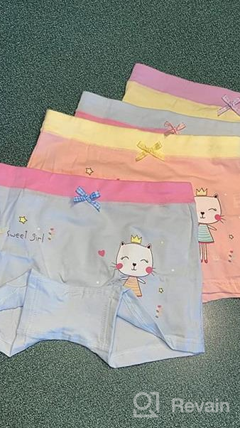 img 1 attached to Comfortable & Stylish Girls Cotton Boy 🩲 Shorts: Pack of 5 Core Pretty Kids Boxer Briefs review by Scott Holland