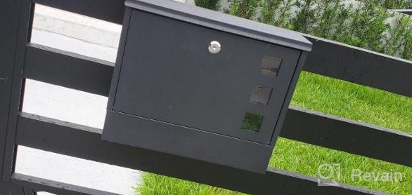 img 1 attached to Secure & Rust-Proof Wall Mounted Mailboxes - Decaller Outdoor Key Locking Mail Box review by Ashwin Patel