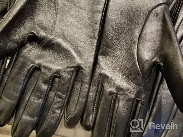 img 1 attached to DooWay Women'S Long Leather Dress Gloves 28 Inches Faux Leather Fashion Colors For Evening Opera Arty Costume Cosplay review by Jerry Mills