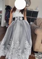 img 1 attached to Kids Puffy Tulle Ball Gown - Princess Lilac Long Girls' Pageant Dresses for Prom review by Nikki Evans