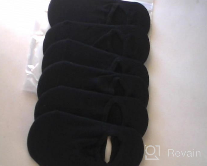 img 1 attached to Cotton Low Cut Men'S Socks With Non-Slip Grip - GOBEST No Show Socks review by Luis Neels