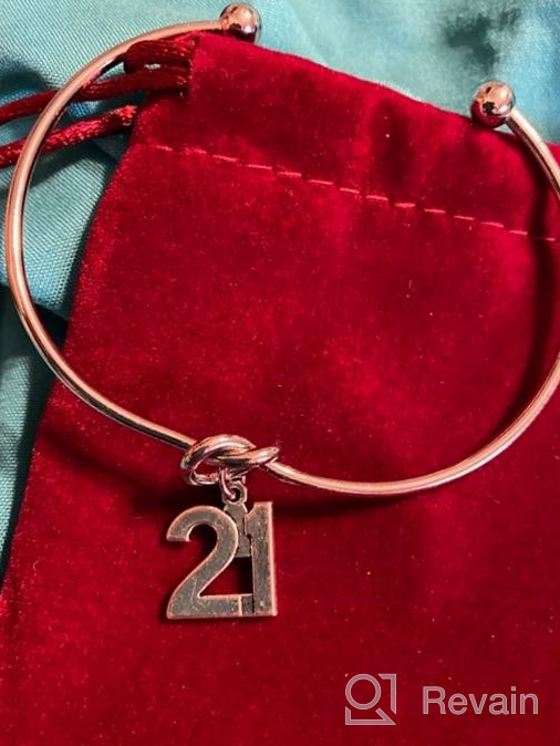 img 1 attached to 🎉 CHOROY 21st Birthday Bracelet - Ideal 21st Gift for Her, Finally Turning 21 Bracelet (21st Bracelet) review by Brad Bryant