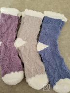 картинка 1 прикреплена к отзыву Chalier Winter Fuzzy Socks: Soft Plush Slipper Socks for Women - Cozy, Warm & Stylish! от John Graves