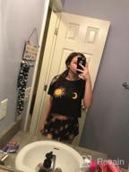 img 1 attached to Women'S Cute Graphic Print Pajama Set - Short Sleeve Crop Top & Shorts By SweatyRocks review by Amanda Gardner