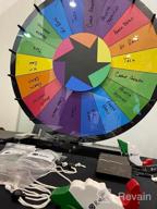 img 1 attached to DIY Insertable Prize Wheel, 18-Inch Tabletop Spinning Wheel With 14 Slots And Fortune Design - Ideal For Carnival And Spin Games - WinSpin DIY Series review by David Stover