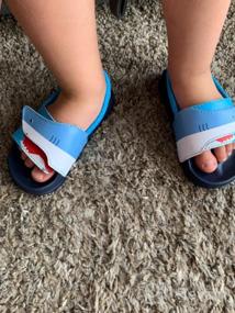 img 6 attached to 🌈 FUNKYMONKEY Rainbow Boys' Toddler Sandals - Outdoor Shoes