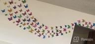 картинка 1 прикреплена к отзыву 3D Colorful Butterfly Wall Stickers DIY Art Decor Crafts For Party Cosplay Wedding Offices Bedroom Room Magnets Glue SmartWallStation 84 PCS Set от Michael Mendoza