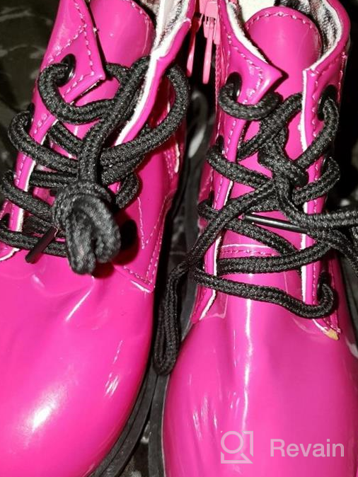 img 1 attached to LONSOEN Waterproof Lace/Zip Up Kids Boots for Boys and Girls - B01N3W1YCD review by Mario Portillo