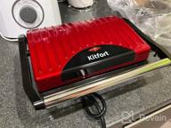 img 2 attached to Sandwich maker Kitfort KT-1609 Panini Maker, red review by Dagmara Iwaczuk-Wgrz ᠌