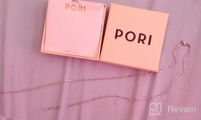 img 1 attached to Shop the Versatile PORI JEWELERS 10K Gold Figaro Chain Necklace or Bracelet - Available in 7 Gorgeous Options! review by Justin Elmore