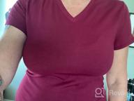 img 1 attached to Women'S Short Sleeve V Neck T Shirt - Junior & Plus Sizes By Emmalise review by Kevin Stephan
