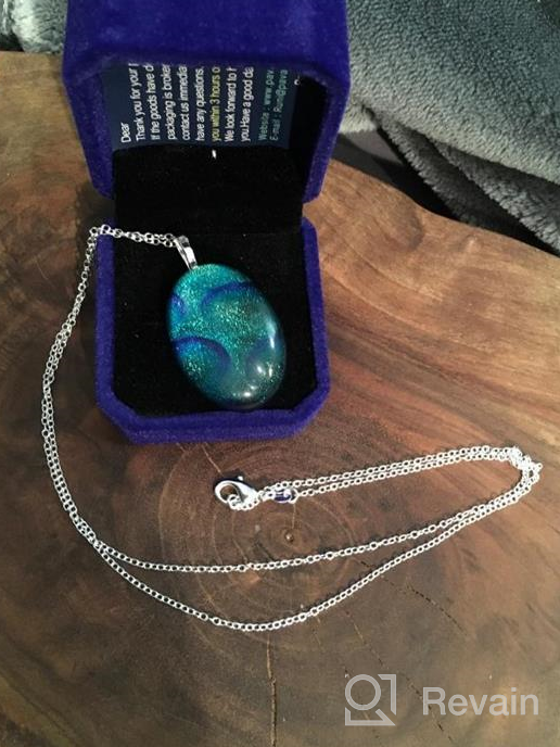 img 1 attached to Pavaruni 12 Constellation Galaxy Pendant Necklace - Universe Glass Accessories with Space Cosmos Design - Birthday Alloy Planet Starry Sky Star Sign, Chain included review by Christine Ellis