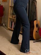img 1 attached to Women'S High Waisted Bootcut Yoga Pants With Pockets For Workout & Dress Wear review by Jeffrey Dunn