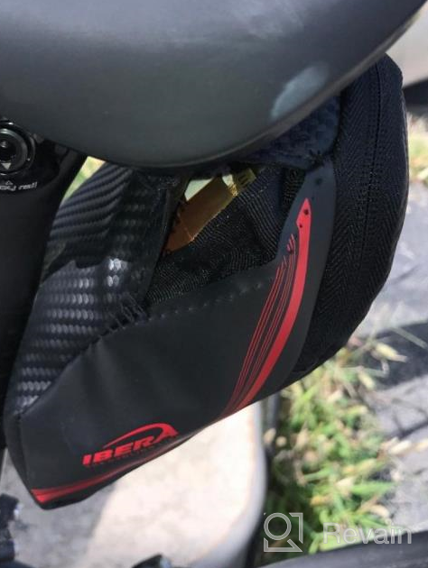 img 1 attached to Waterproof Bike Saddle Bag - Perfect For Road And Other Bicycle Types | Ibera review by Pop Henneghan