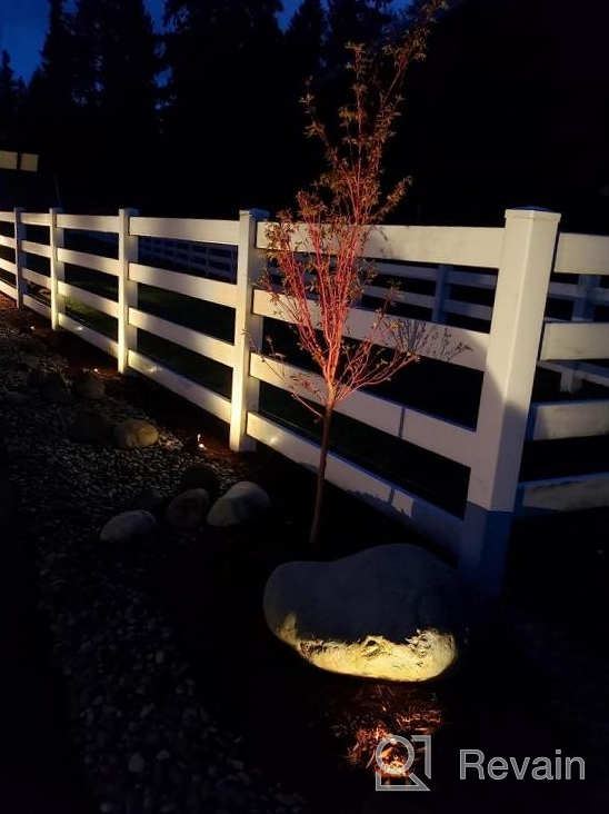 img 1 attached to Enhance Your Landscape With ZUCKEO'S Low Voltage LED Well Lights - Waterproof Spotlights For Garden, Yard, And Pathways, Pack Of 14 With Connectors Included! review by Daryle Grove