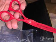 img 1 attached to TIJERAS Professional Salon Hair Cutting Thinning Scissors Barber Shears Hair Cutting Tools Set review by Isaac Tutt