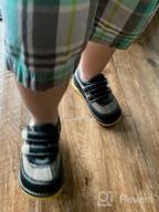 img 1 attached to 👦 Upgrade Your Little Boy's Style with Little Maes Boutique Black Adjustable Sneakers review by Ryan Frawley