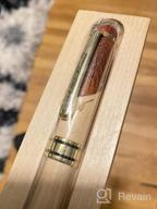 картинка 1 прикреплена к отзыву Experience Elegance: Luxury Wooden Ballpoint Pen Gift Set With Business Pen Case Display And Gel Ink Refills от Joshua Johnson