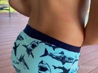 img 1 attached to 🩳 Beautyin Toddler Boy's Swim Trunks: Printed Swim Shorts for Quick Dry Beachwear review by Tom Bennett
