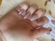 img 1 attached to Chic And Classy: 24PCS Edary Ballerina Fake Nails In Nude Pure Color Matte Coffin Design For Women review by Jesus Cordova