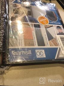 img 5 attached to Samsill 5 Subject Spiral School Organizer: универсальная папка с буфером обмена, блокнотом и 10 карманами!